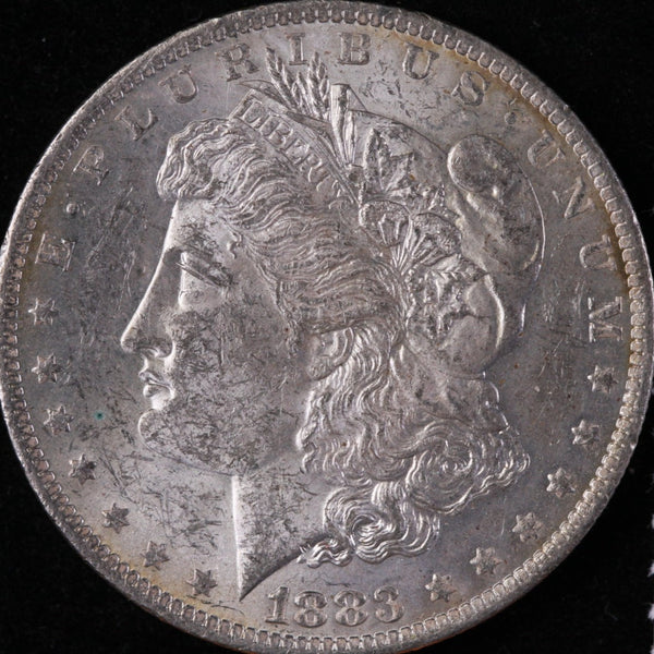 1883-O Morgan Silver Dollar, About Uncirculated Coin, Store #DR0215