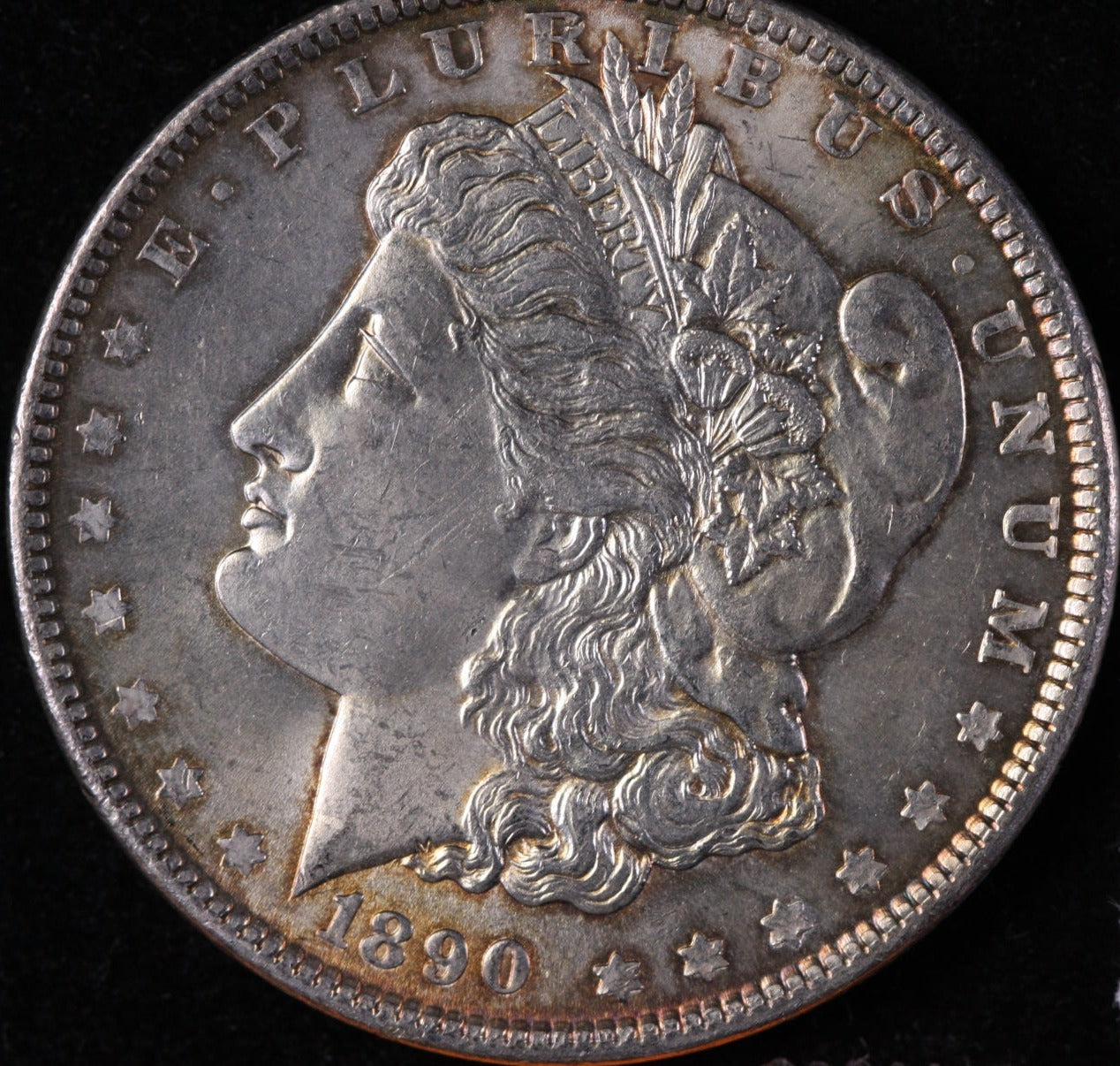 1890 Morgan Silver Dollar, Mint State Uncirculated Coin, Store #DR0341