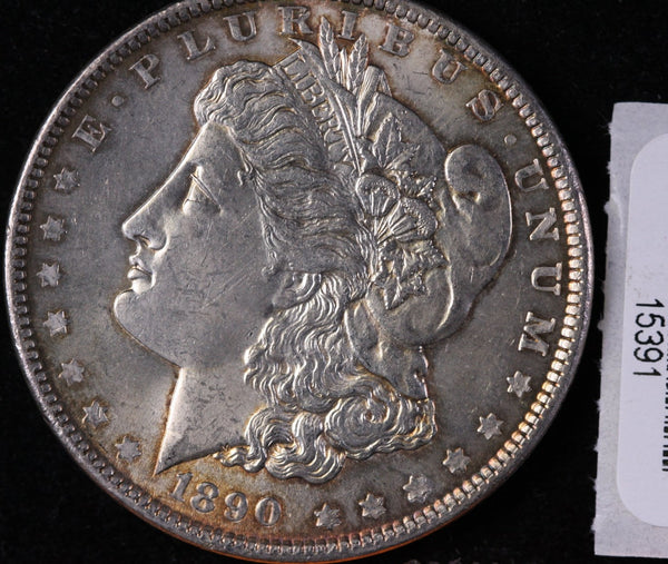 1890 Morgan Silver Dollar, Affordable Uncirculated Coin. Store #15391
