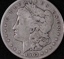 1903-S Morgan Silver Dollar, Very Good Circulated Coin, Store