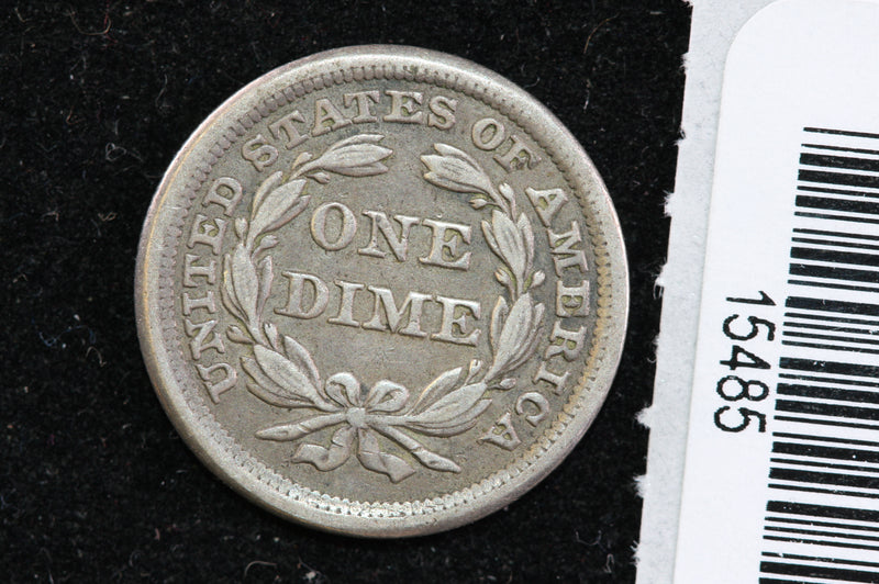 1856 Seated Liberty Silver Dime, Affordable Small Date.  Store