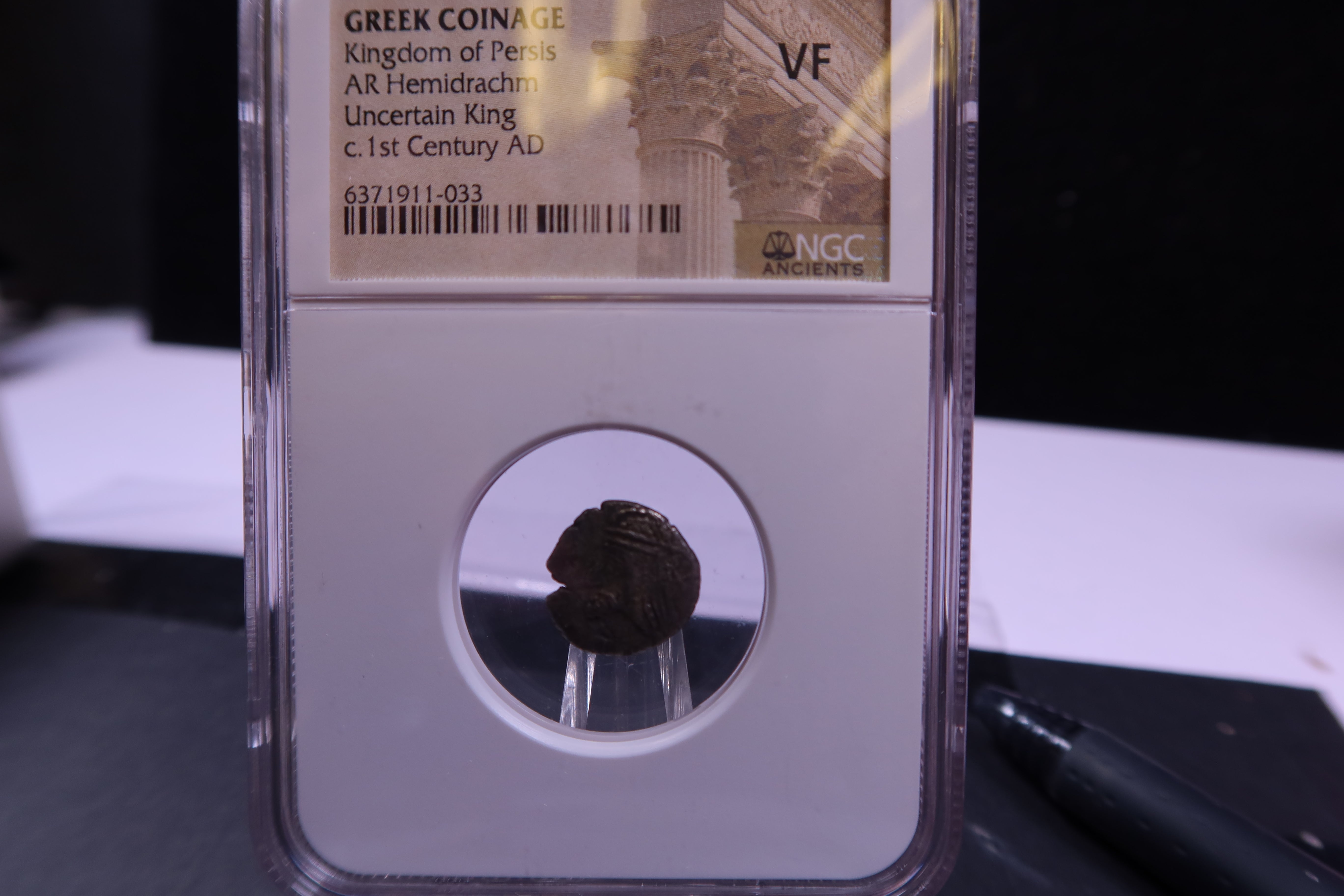 Greek Coinage; Kingdom of Persis, 1st Century AD. NGC Certified VF. Store #1915004