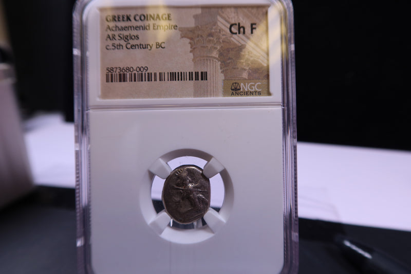 Greek Coinage; Achaemenid Empire, 5th Century BC,  NGC Certified F. Store