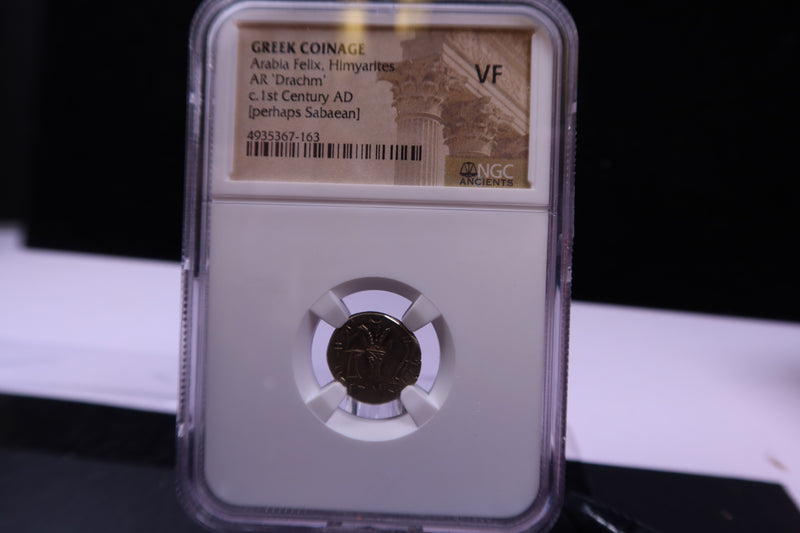 Greek Coinage; Arabia Felix Himyarites, 1st Century AD, NGC VF, Store