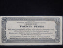 1943 AA Philippines Twenty Pesos WWII Mindanao Emergency Currency Banknote, Store