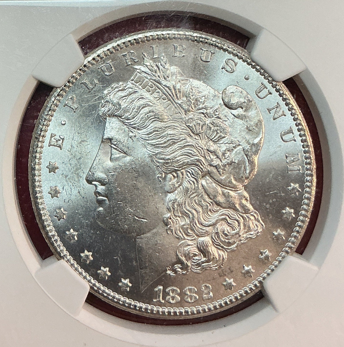1882-CC Morgan Silver Dollar, NGC MS64, Uncirculated, Store#DR0572