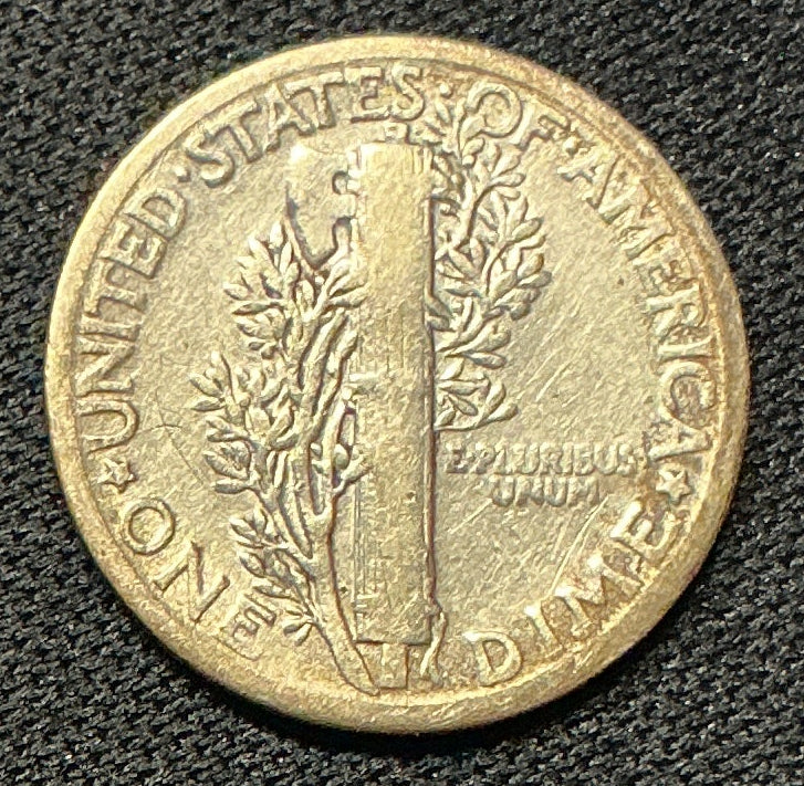 1931 Mercury Dime, Very Good Circulated Coin, Store #DE1202