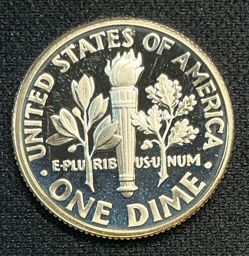 1998-S Roosevelt Silver Dime, Proof Mint State Uncirculated Coin, Store #DE0816