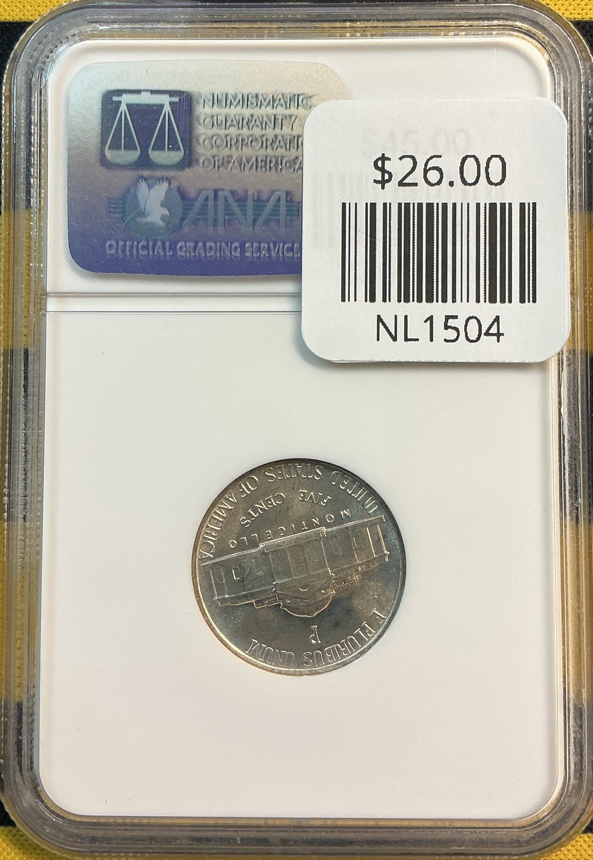1943-P Jefferson Silver War Nickel, NGC MS-66, Store# NL1504
