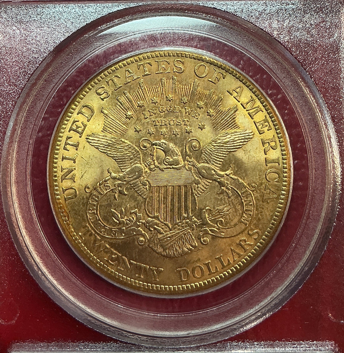 1904 $20 Liberty, Double Eagle Gold Coin, PCGS MS-62, Store# G0059