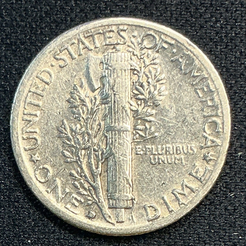 1931-D Mercury Dime, Very Fine Circulated Coin, Store #DE1204