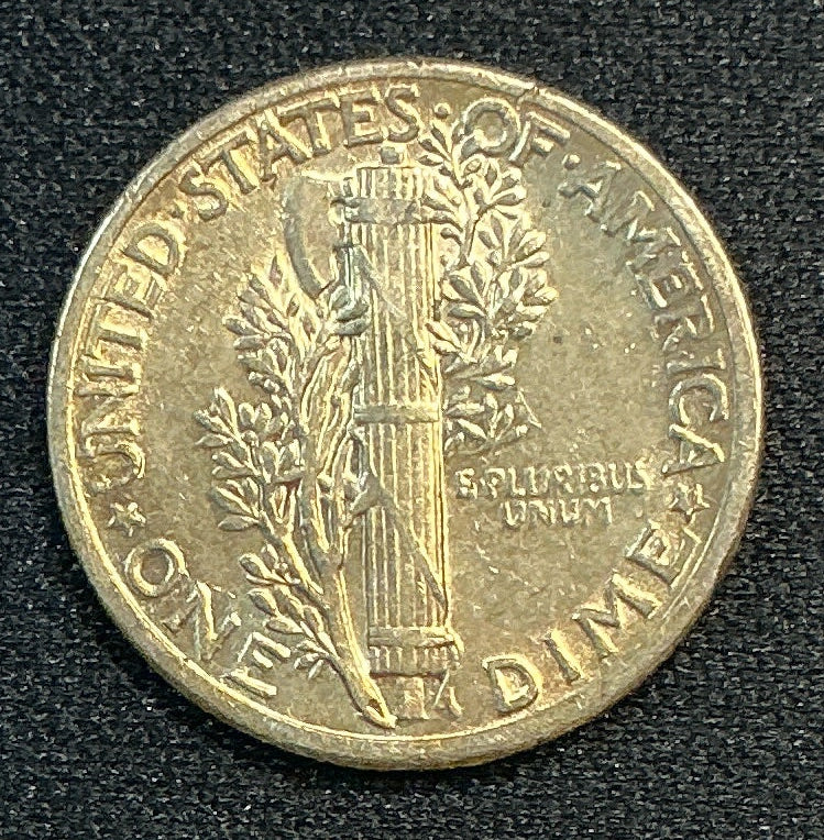 1936 Mercury Dime, Mint State Uncirculated Coin, Store #DE1226