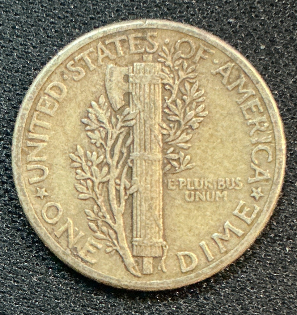 1930 Mercury Dime, Very Fine Circulated Coin, Store #DE1201