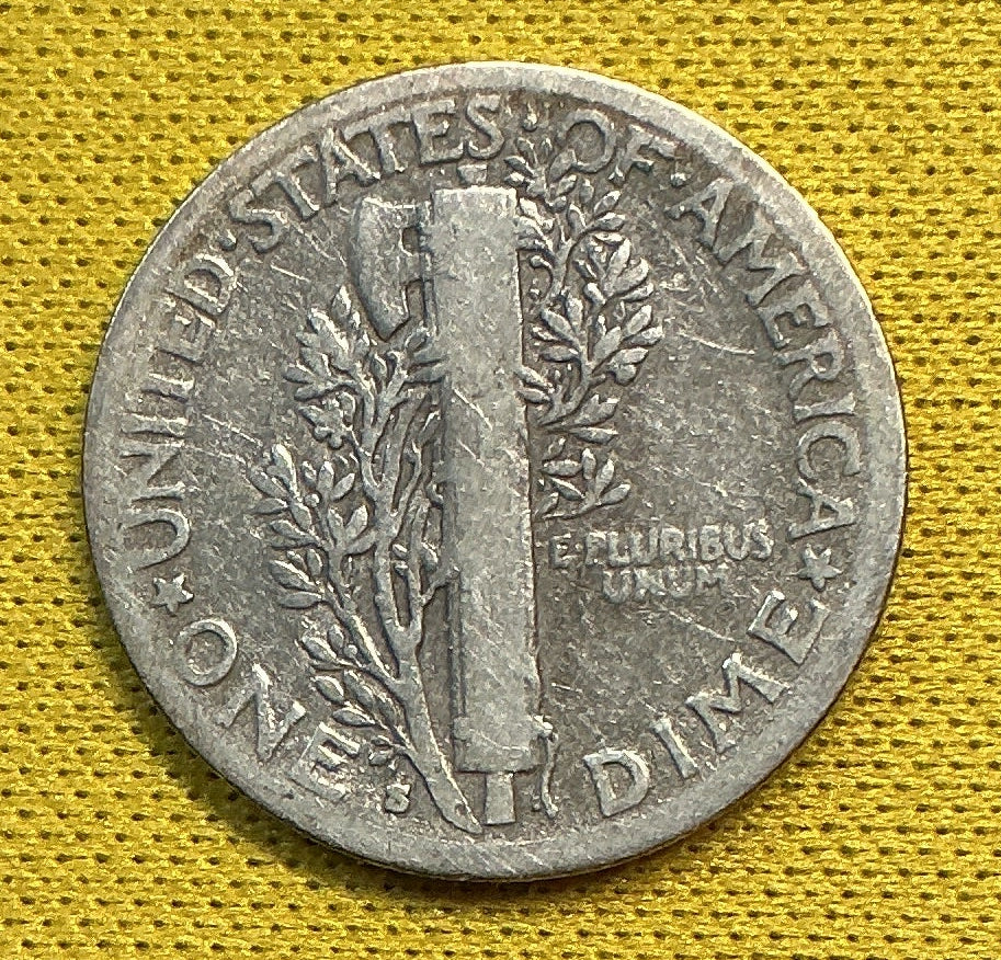 1935-S Mercury Dime, Good Circulated Coin, Store #DE1218