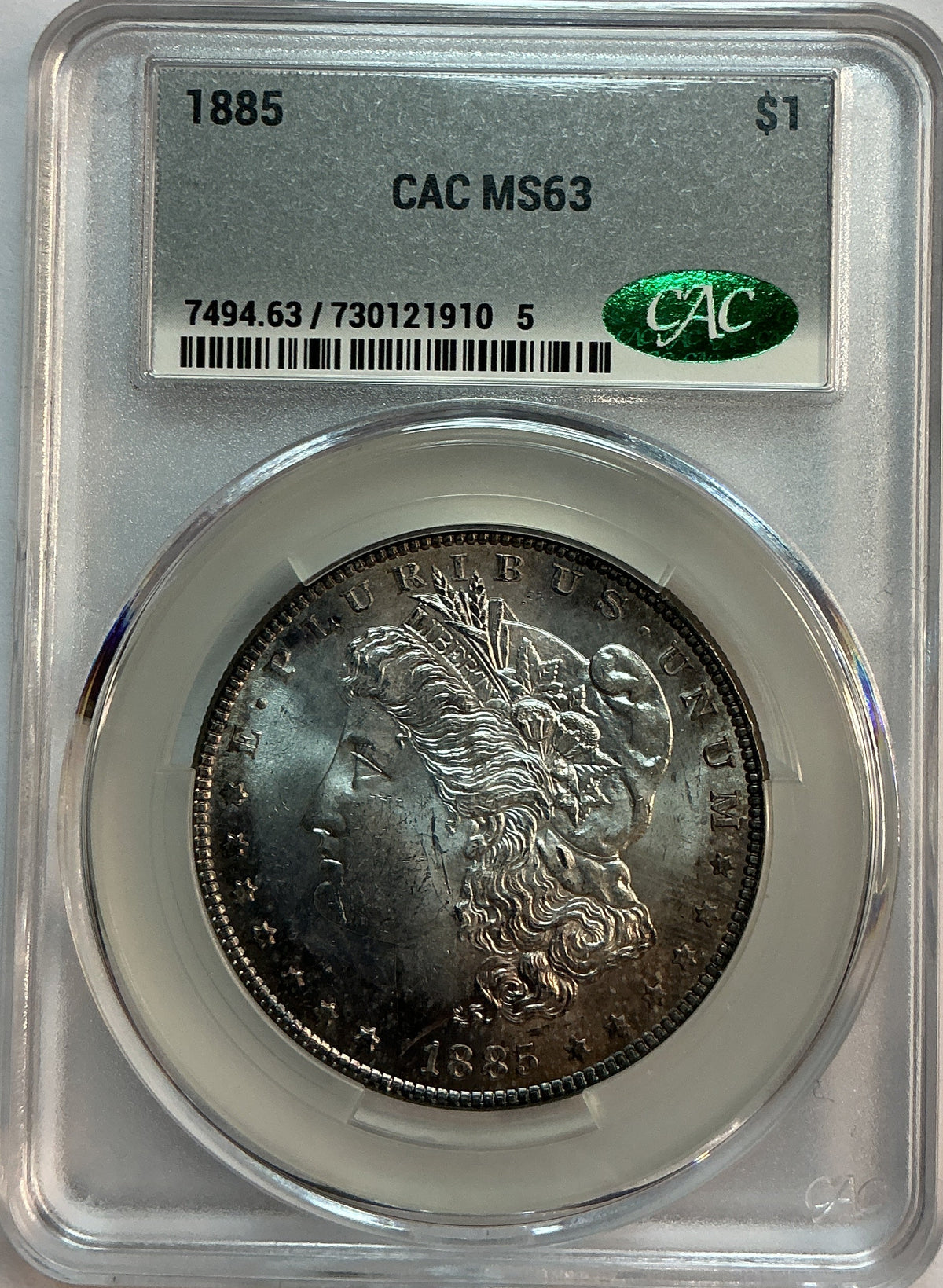 1885 Morgan Silver Dollar, CAC Certified MS-63, Store Sale #GDR093