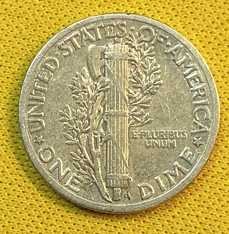 1936 Mercury Dime, About Uncirculated Coin, Store #DE1223