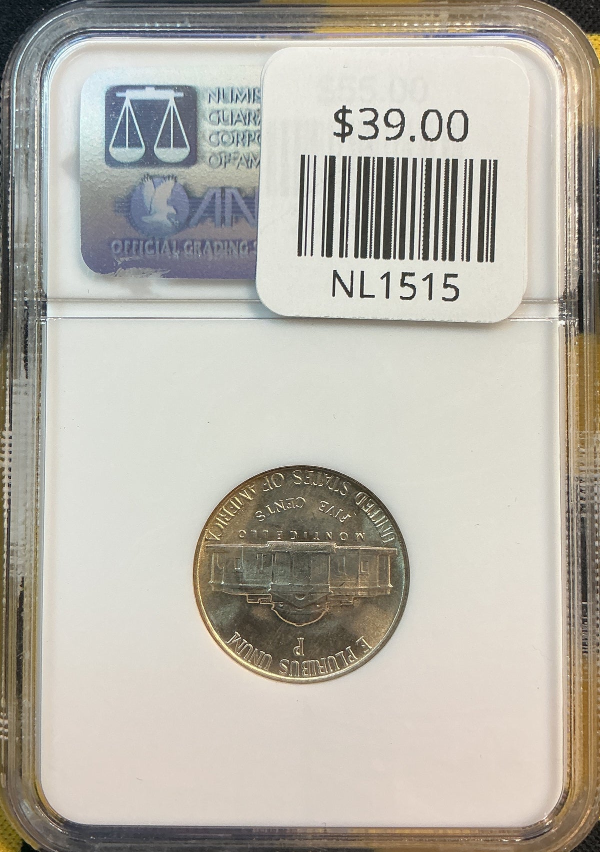 1945-P Jefferson Silver War Nickel, NGC MS-66, Store# NL1515