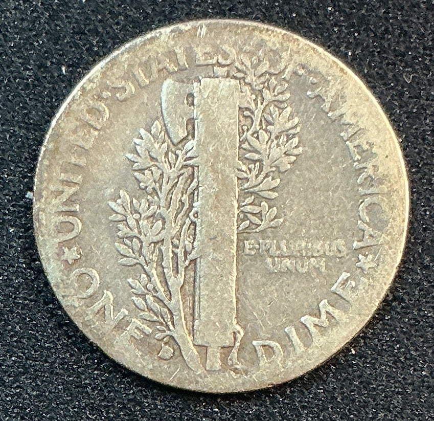 1935-D Mercury Dime, About Good Circulated Coin, Store #DE1210