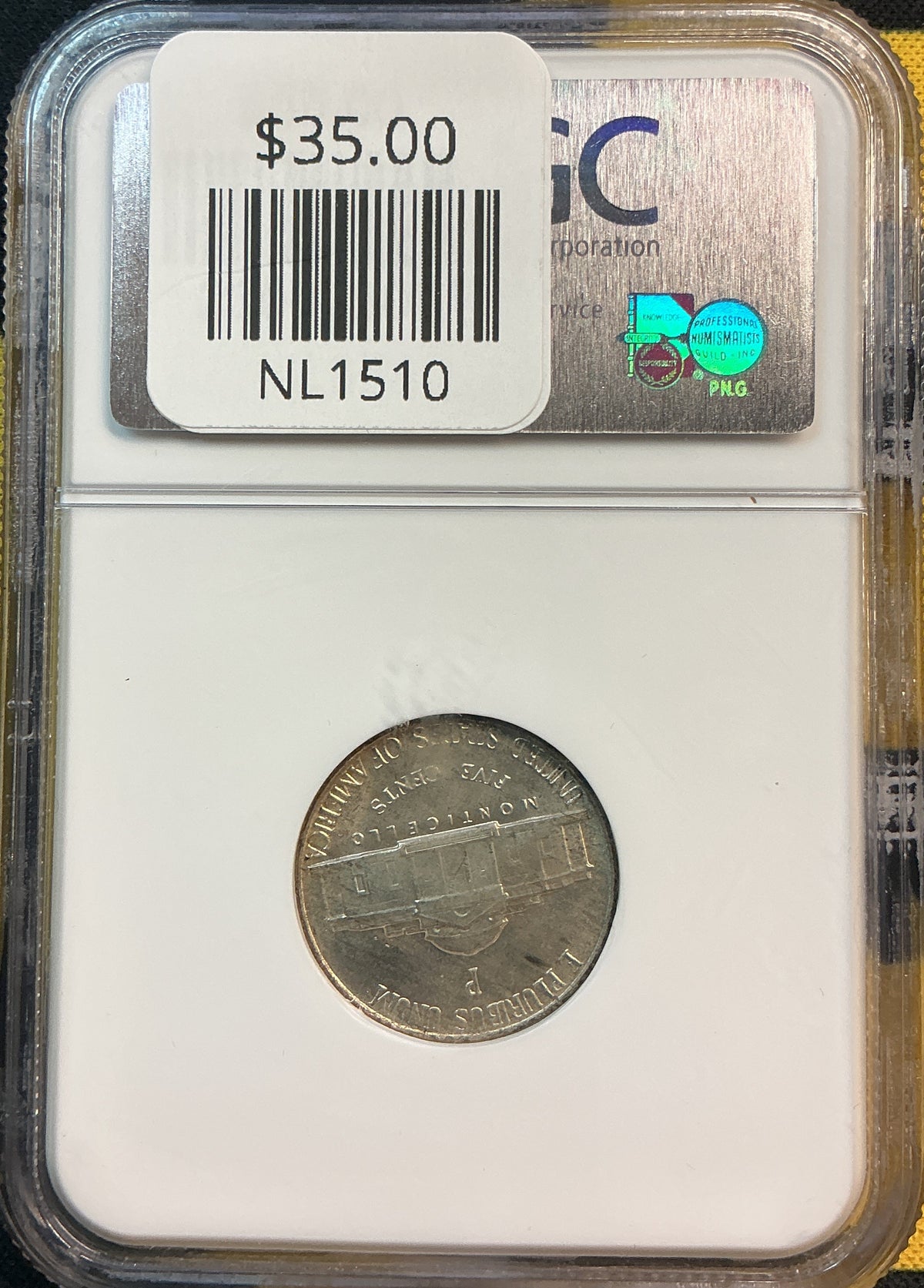 1944-P Jefferson Silver War Nickel, NGC MS-66, Store# NL1510