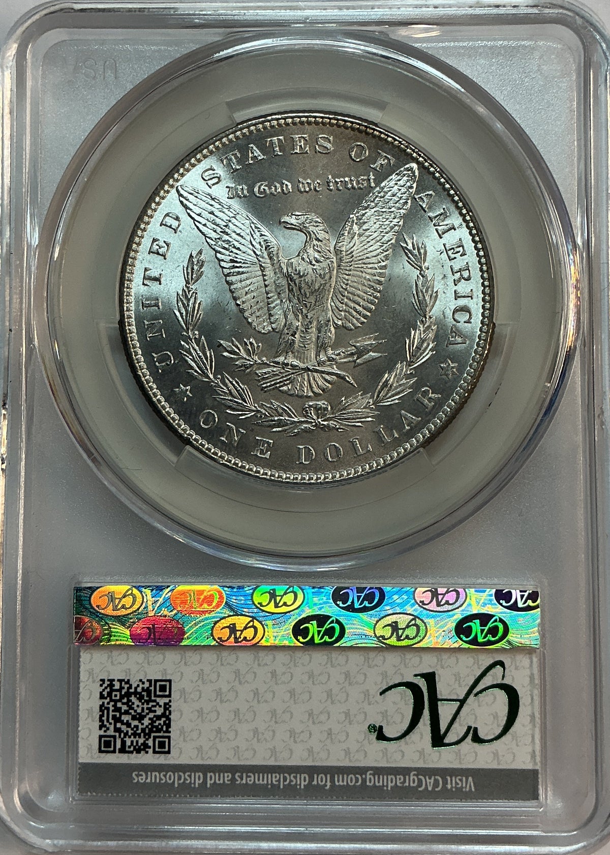 1885 Morgan Silver Dollar, CAC Certified MS-63, Store Sale #GDR093