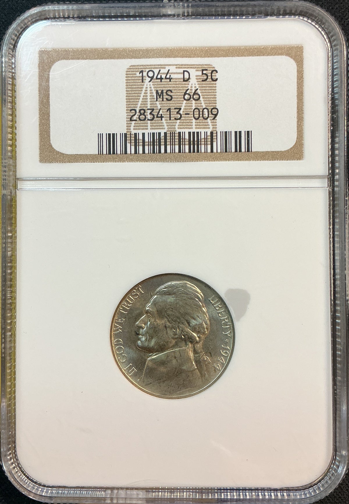 1944-D Jefferson Silver War Nickel, NGC MS-66, Store# NL1511