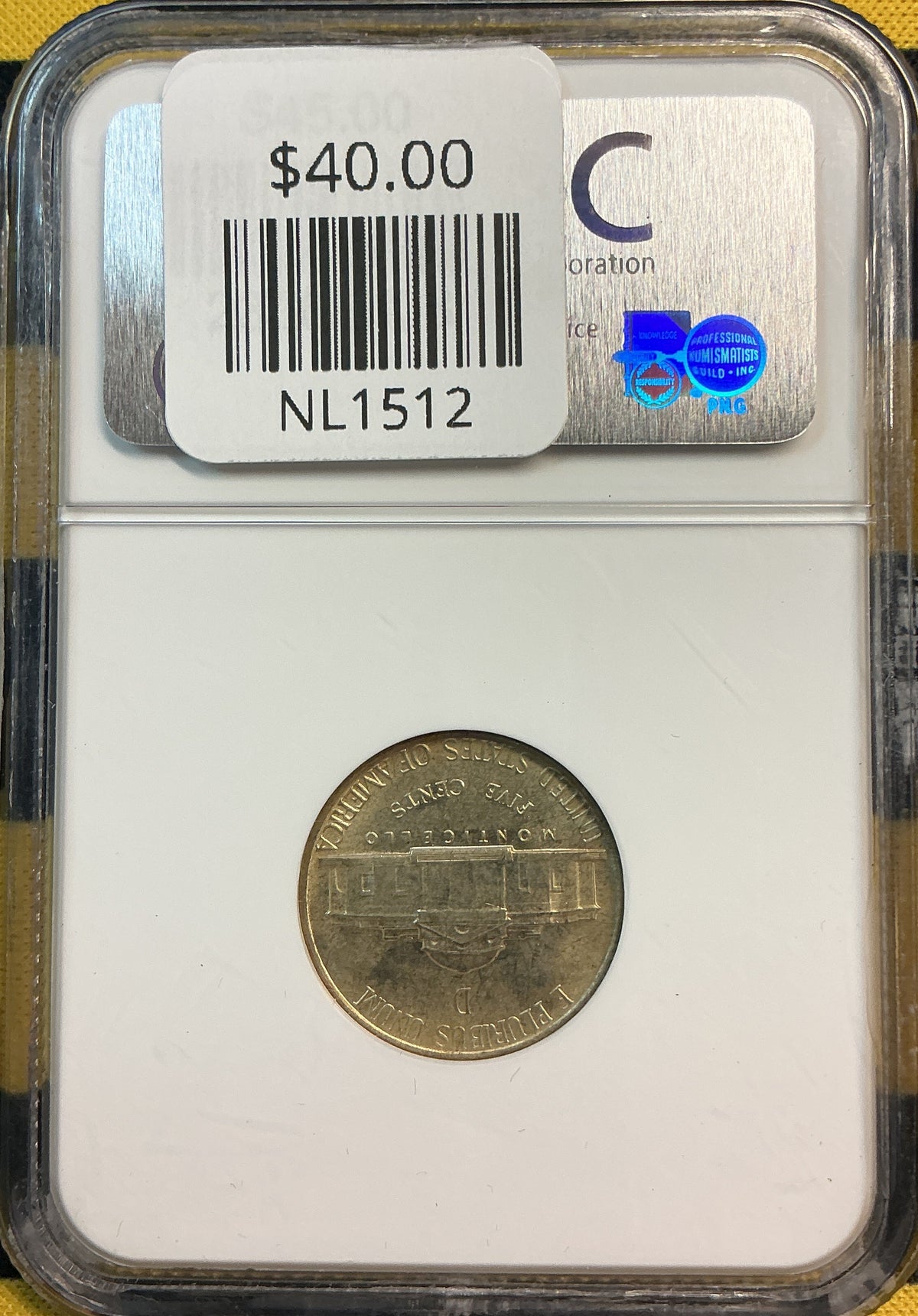 1944-D Jefferson Silver War Nickel, NGC MS-66, Store# NL1512