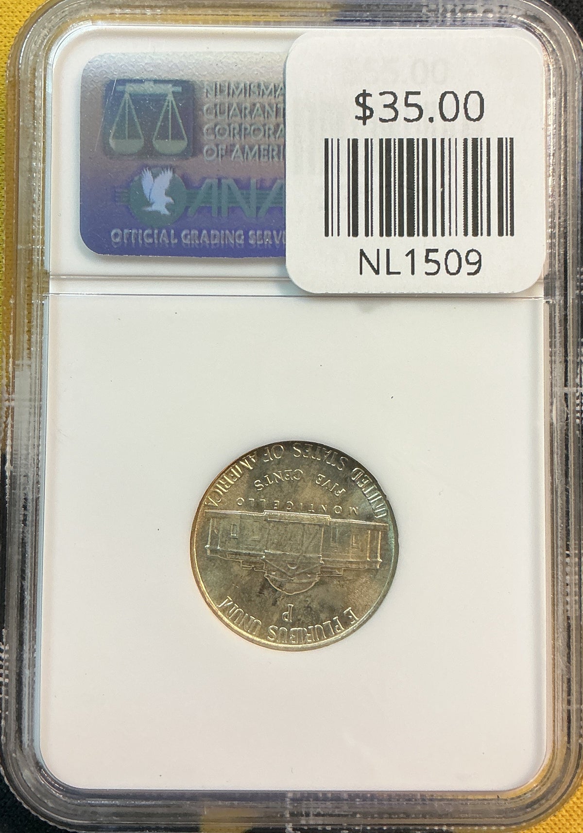 1944-P Jefferson Silver War Nickel, NGC MS-66, Store# NL1509