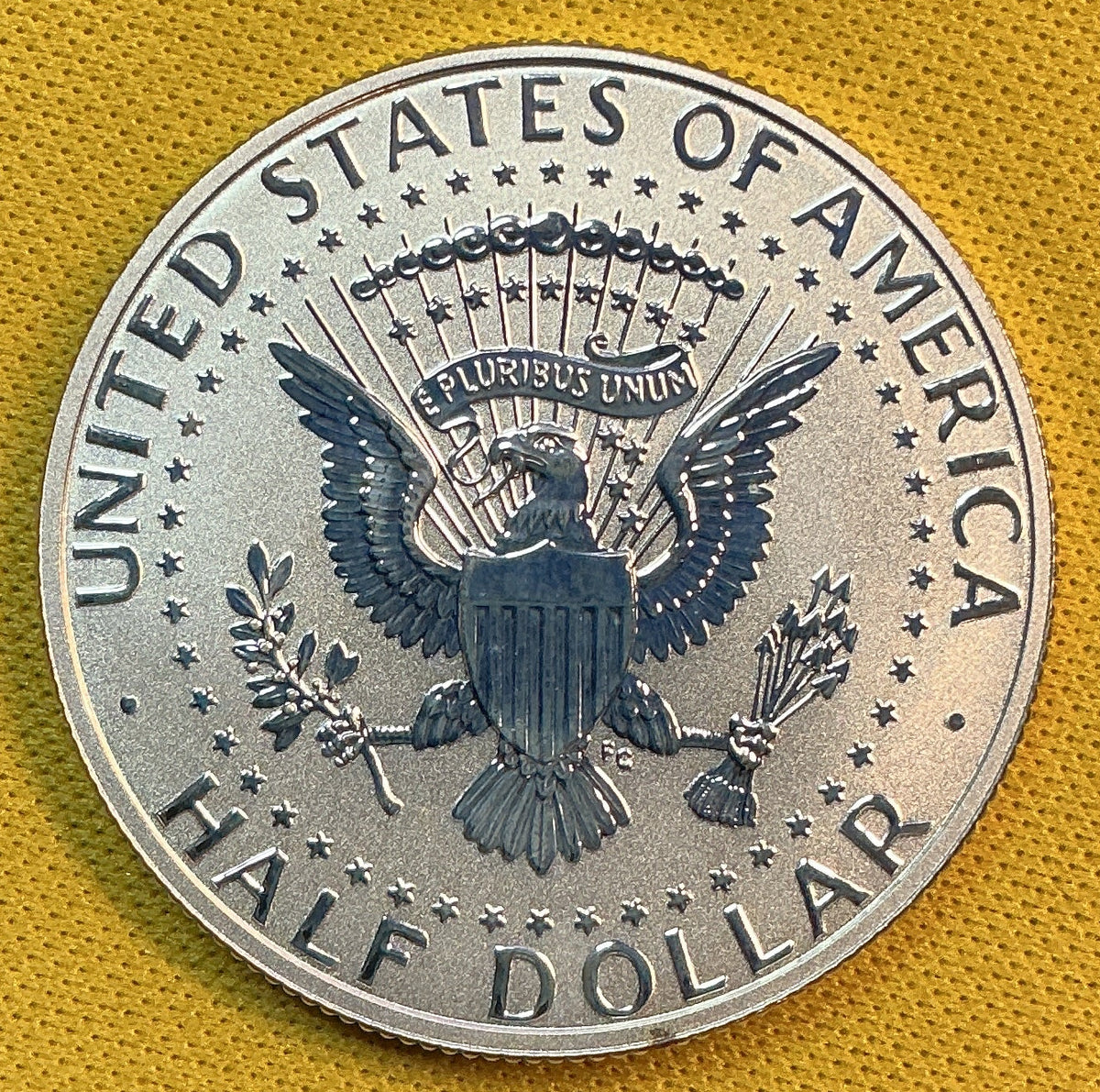 2014-W Kennedy Half Dollar. Silver Half Dollar. Reverse Proof, 50th Anniversary. Store #HR1883