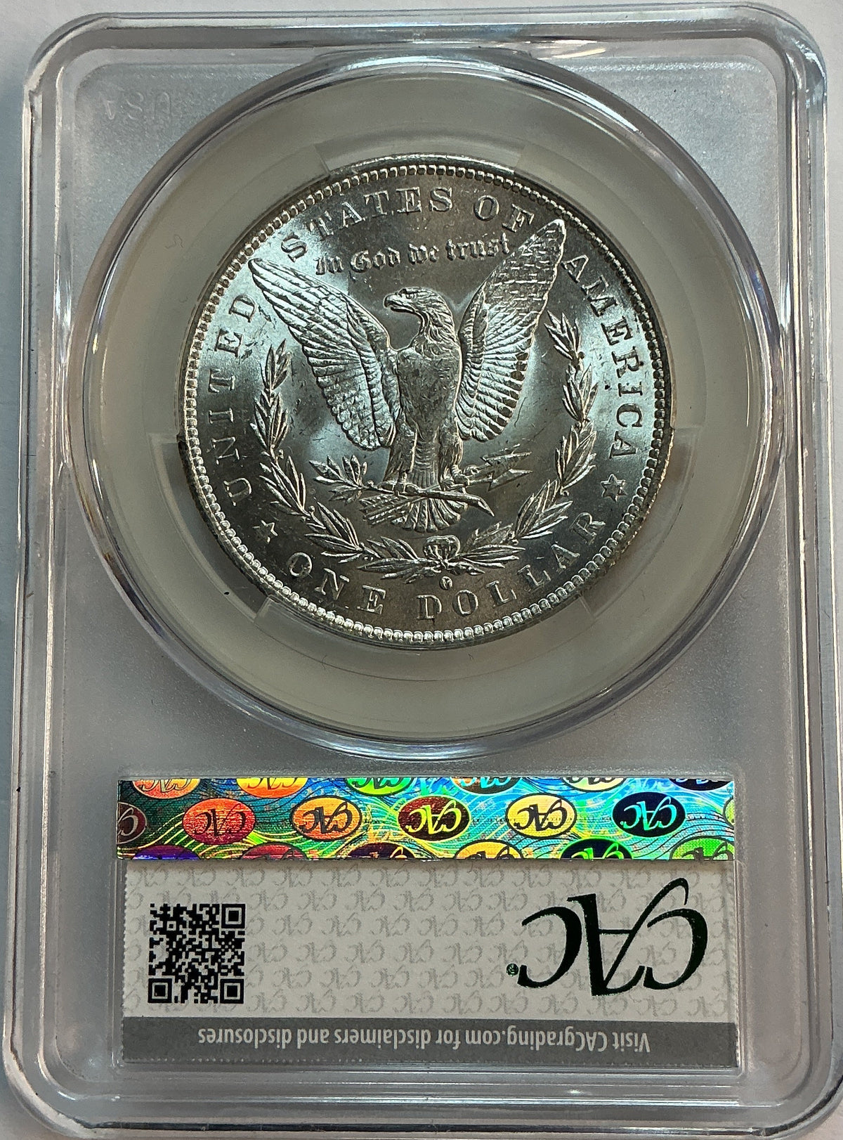 1884-O Morgan Silver Dollar, CAC Certified MS-63, Store Sale #GDR092
