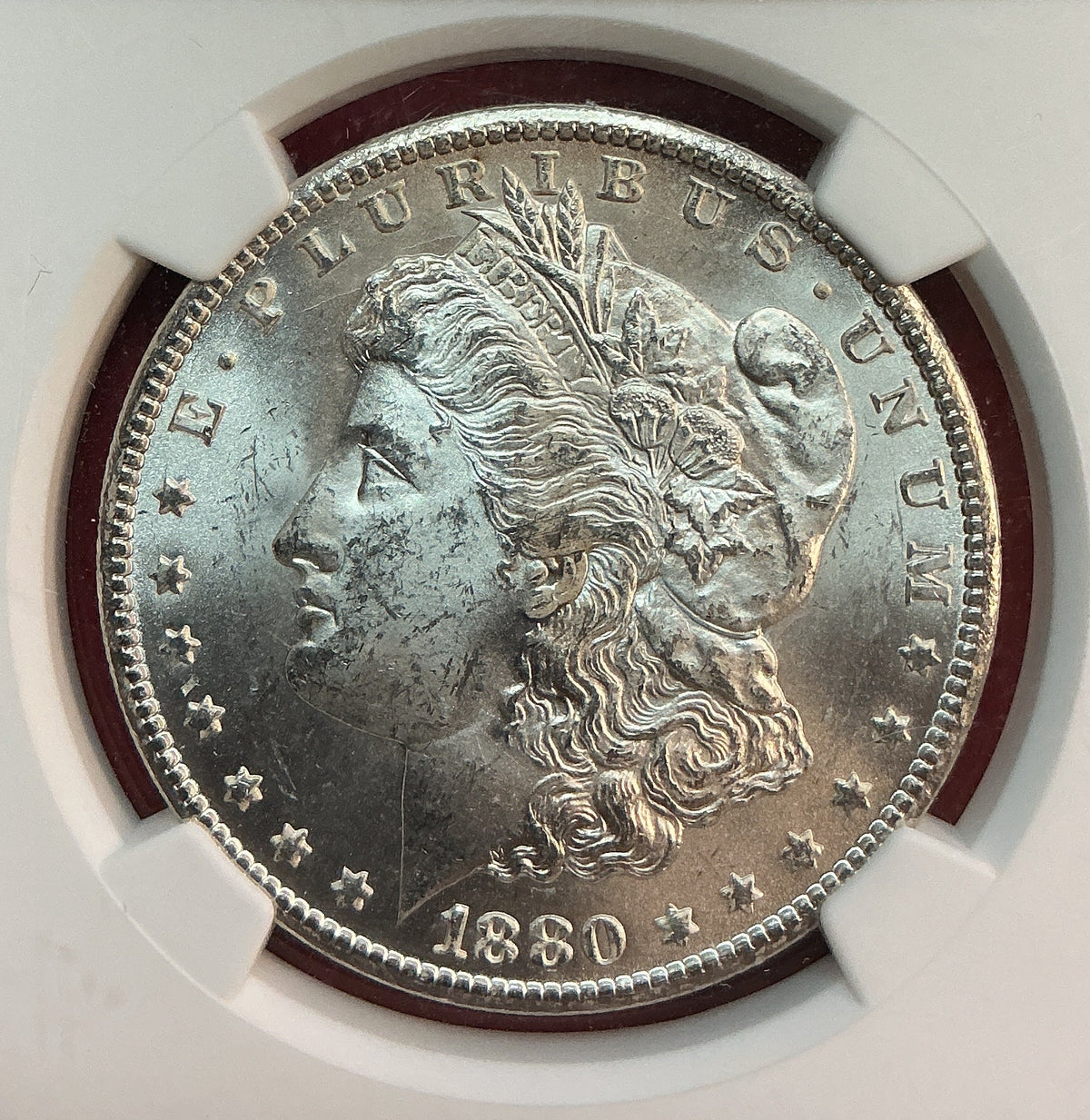 1880-CC Morgan Silver Dollar, NGC MS 63, Store SALE #DR0571