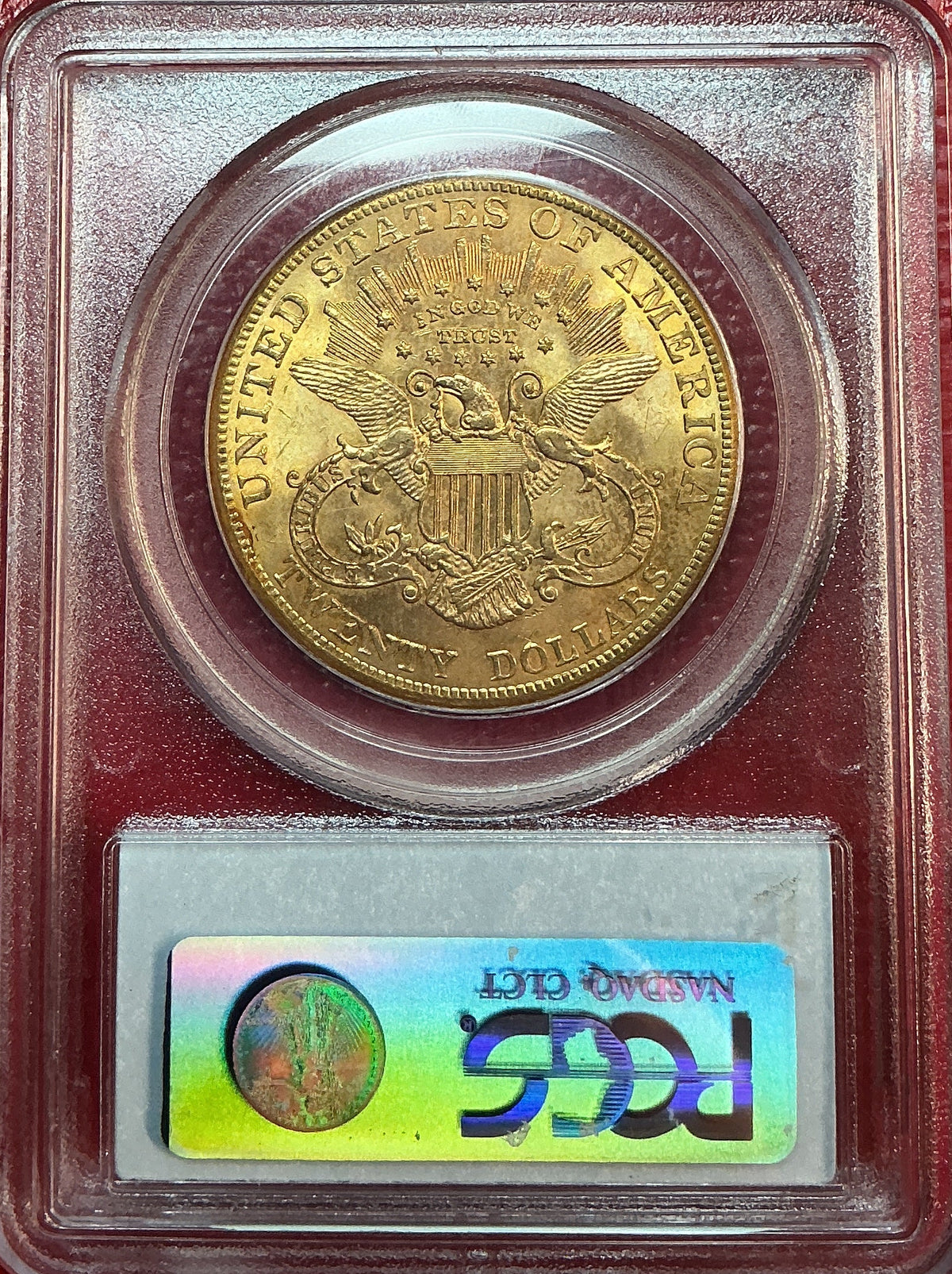 1904 $20 Liberty, Double Eagle Gold Coin, PCGS MS-62, Store# G0059
