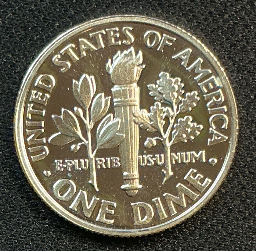 2001-S Roosevelt Silver Dime, Proof Mint State Uncirculated Coin, Store #DE0822