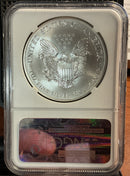 .999 Silver, 1 Troy Ounce, 2000 American Silver Eagle, NGC MS-69, Store