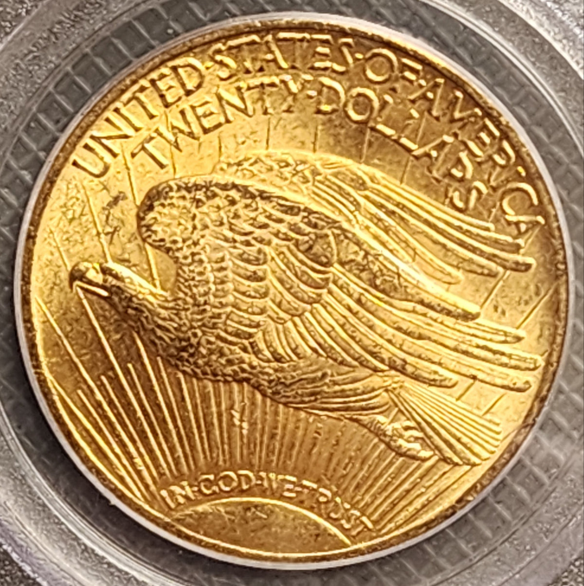 1924 $20 Gold Double Eagle, Saint, PCGS MS-63, Uncirculated Coin, Store #G0123.