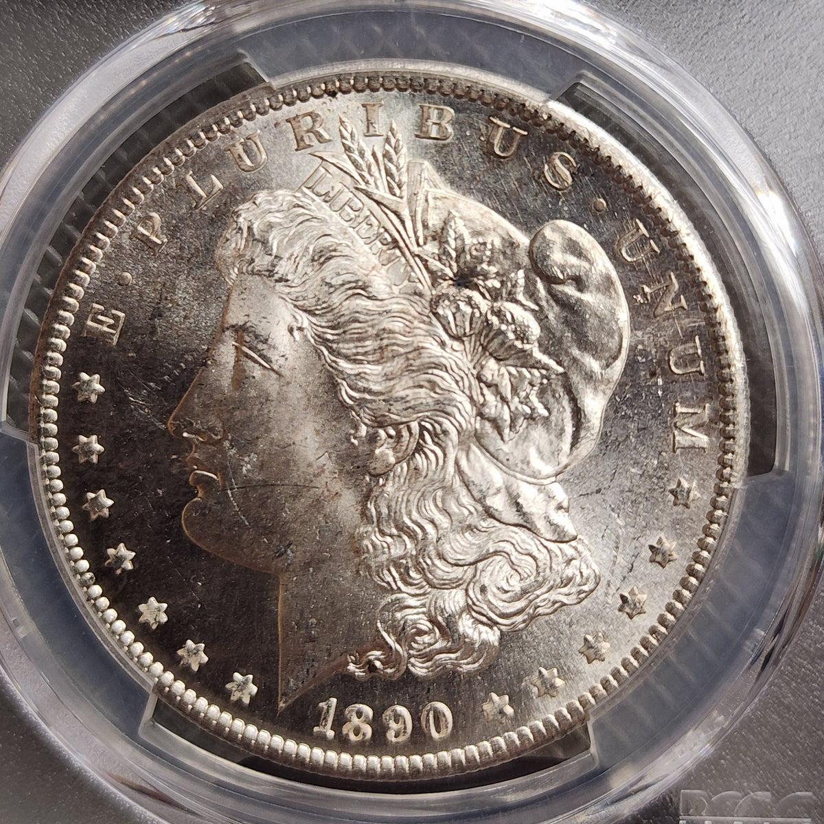 1890-S Morgan Silver Dollar, PCGS MS-64, Uncirculated, Store Sale #DR1587.