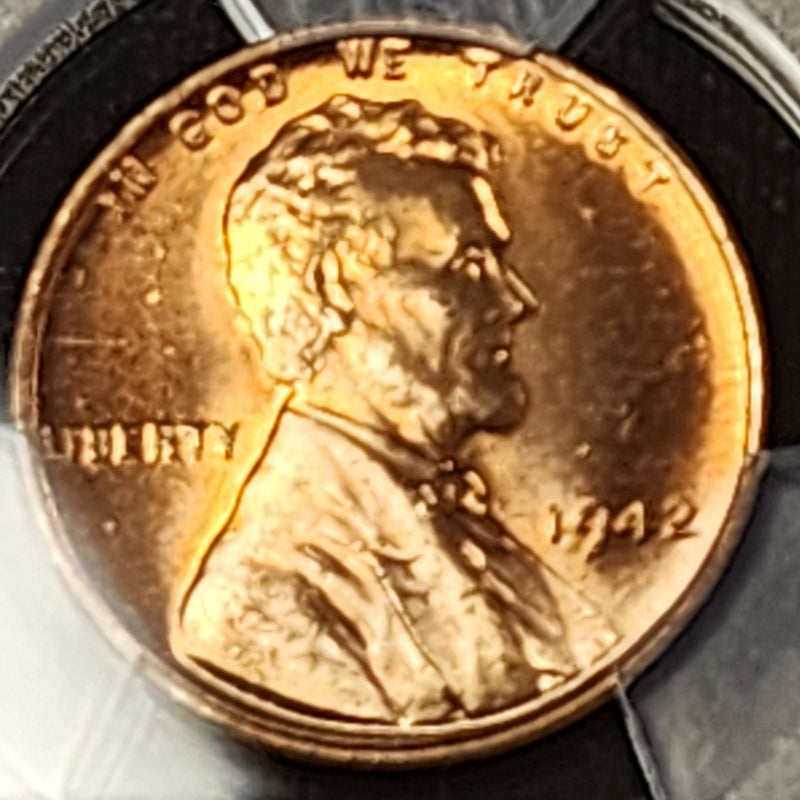 1942 Lincoln Cent, PCGS MS66RD, Store