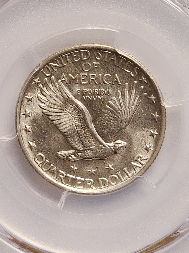 1920 Standing Liberty Silver Quarter, PCGS MS-64, Store Sale
