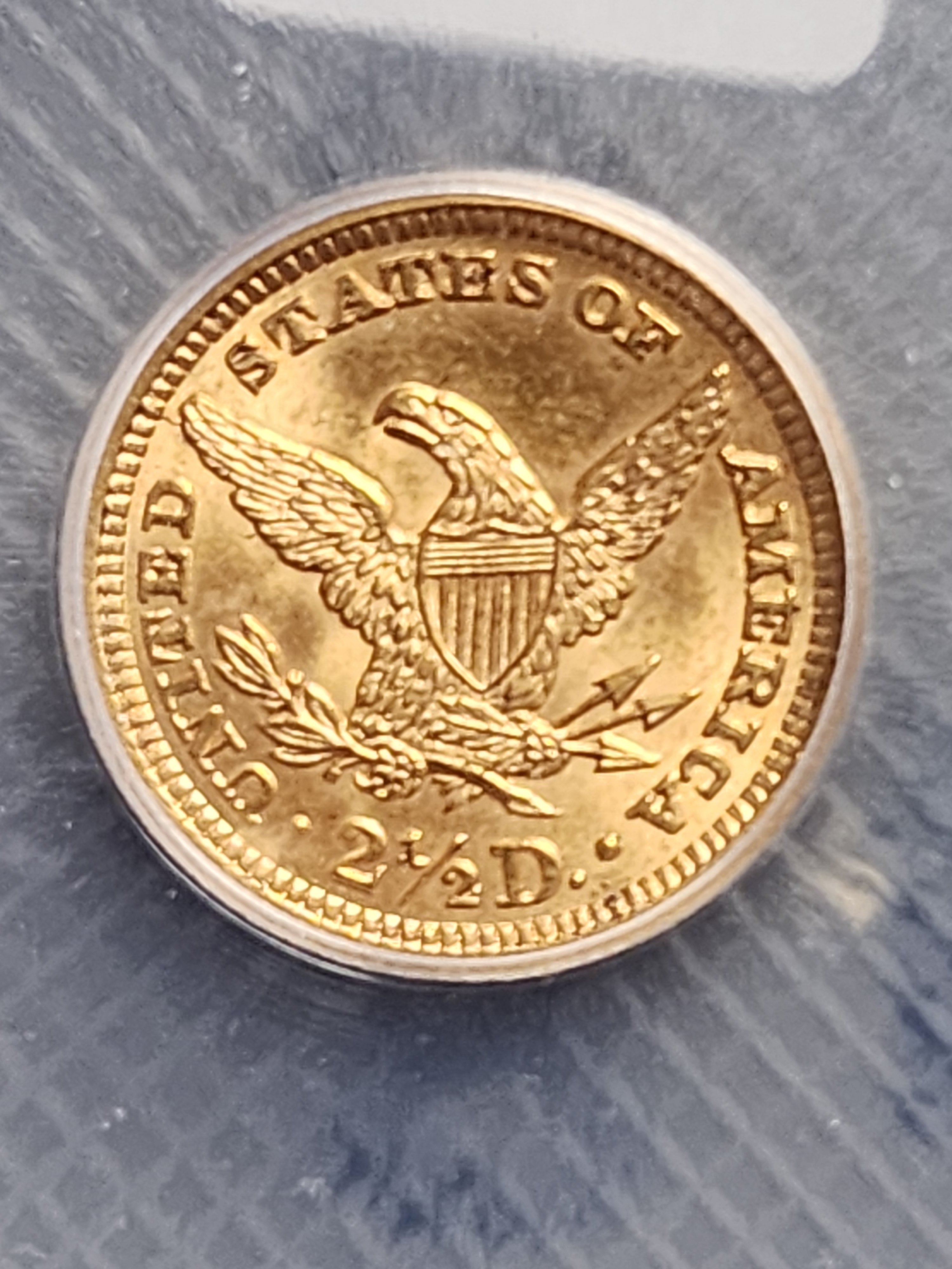 1902 $2.50 Quarter Gold Eagle, ICG MS65, Gold Coin, Store Sale#G0102.