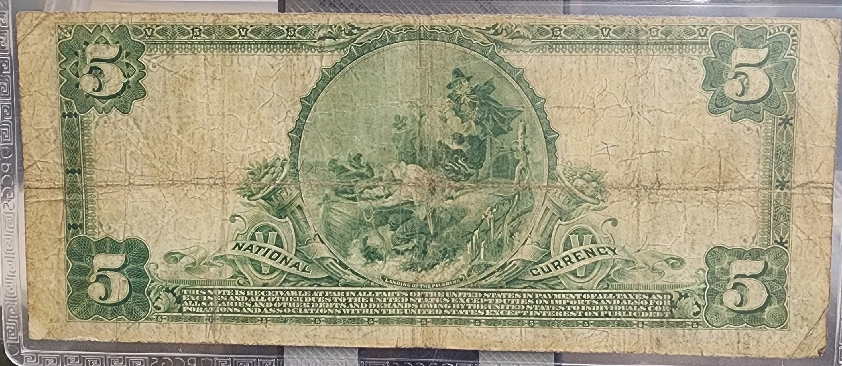 1902 $5 National Bank Note, San Angelo, TX, PCGS F-12, Store Sale #NBN018.