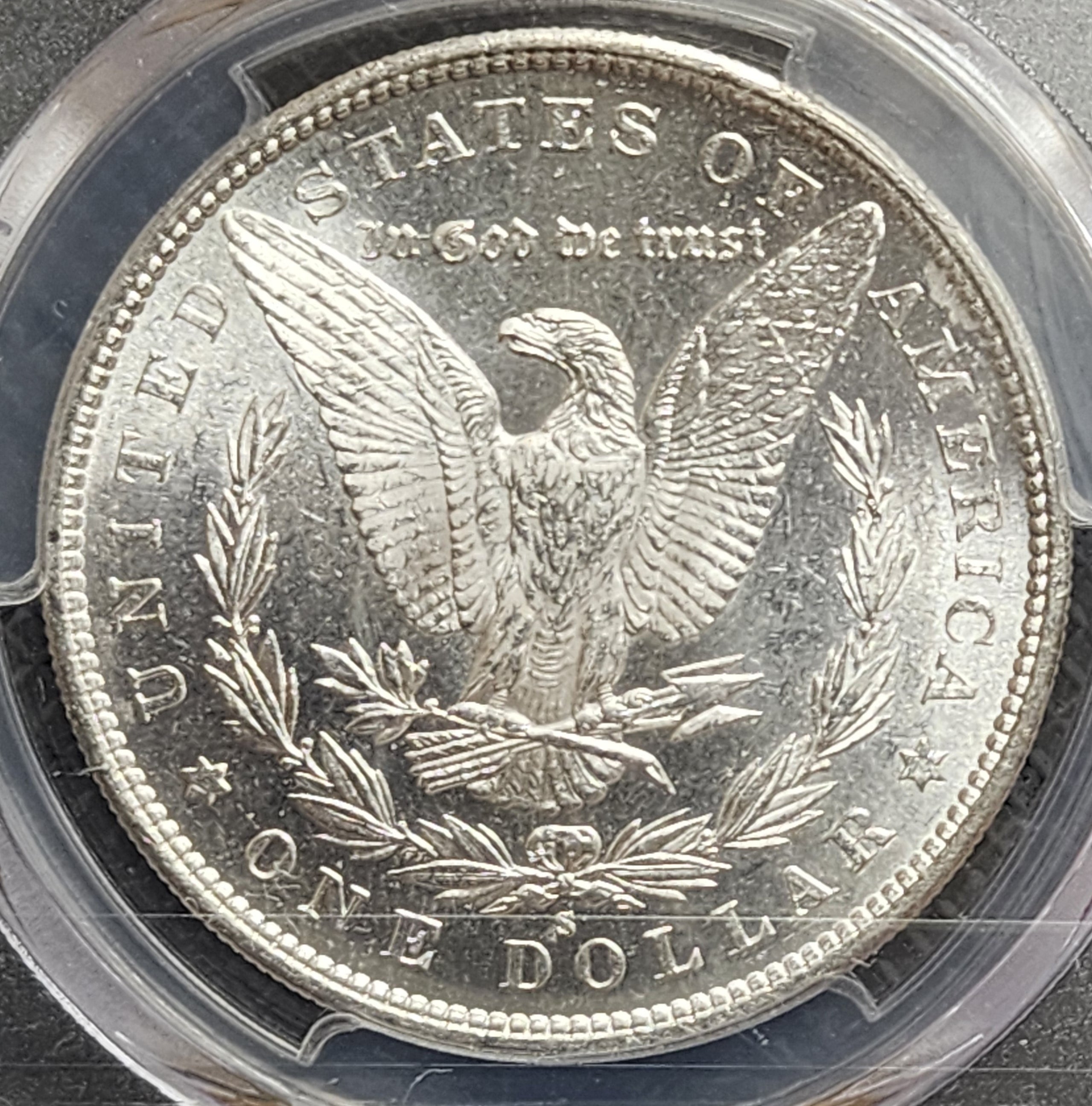 1890-S Morgan Silver Dollar, PCGS MS-63, Uncirculated Coin, Store #DR0592.