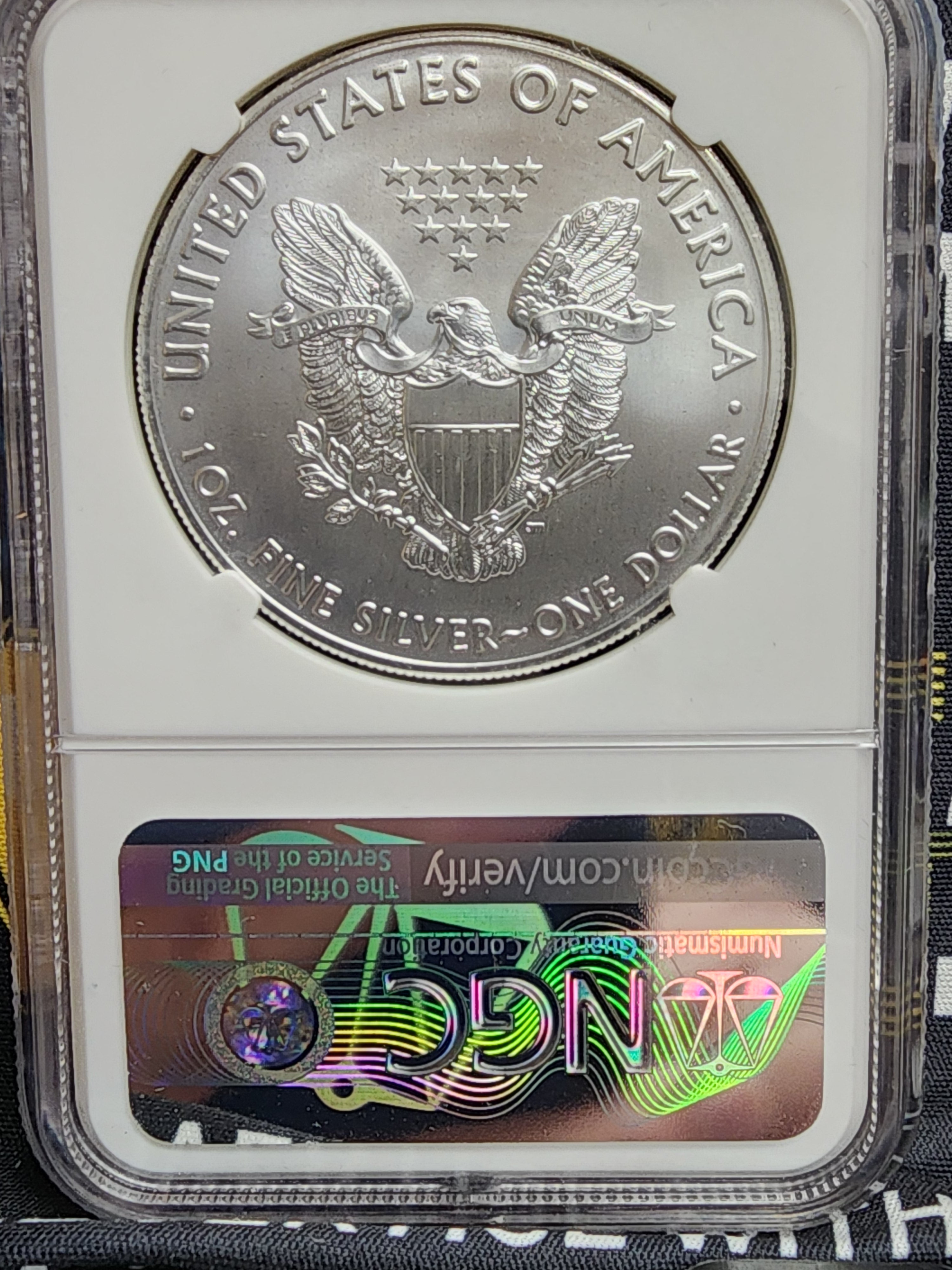 2019 American Silver Eagle, NGC MS 70, Store #AE0237