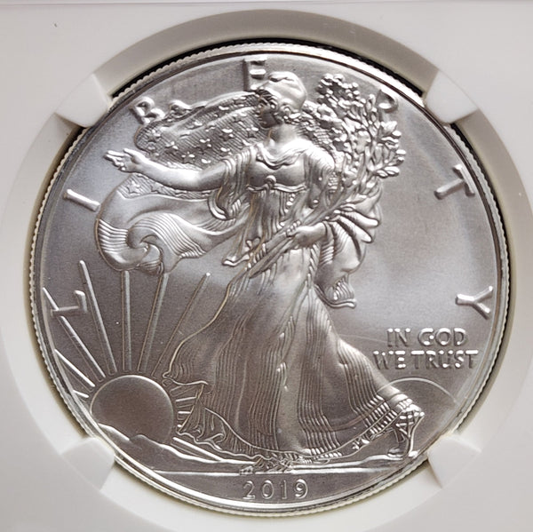 2019 American Silver Eagle, NGC MS 70, Store #AE0237