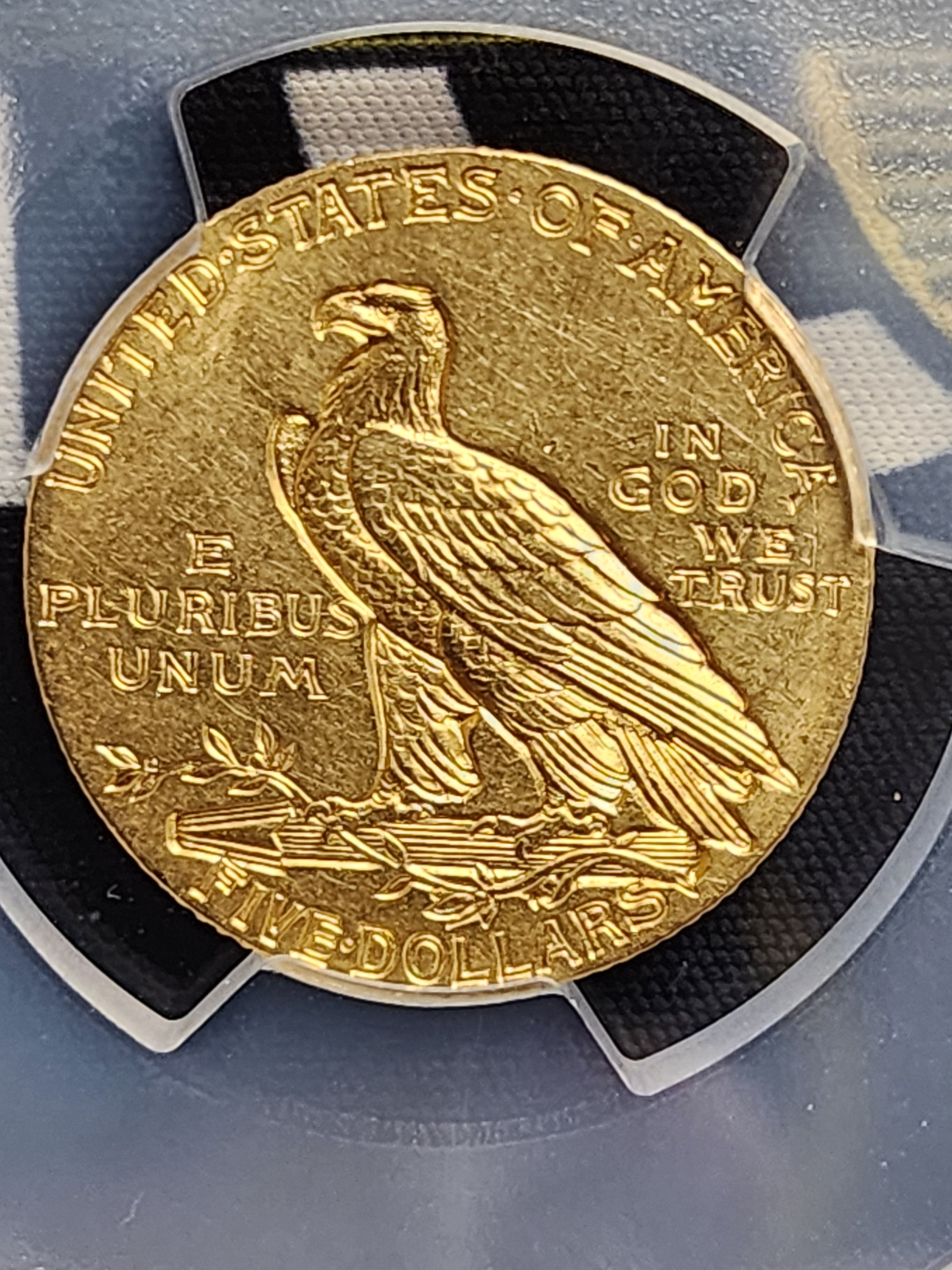 1908 $5 Gold Indian Half Eagle, PCGS MS-62, Gold Coin, Store Sale#G0081.