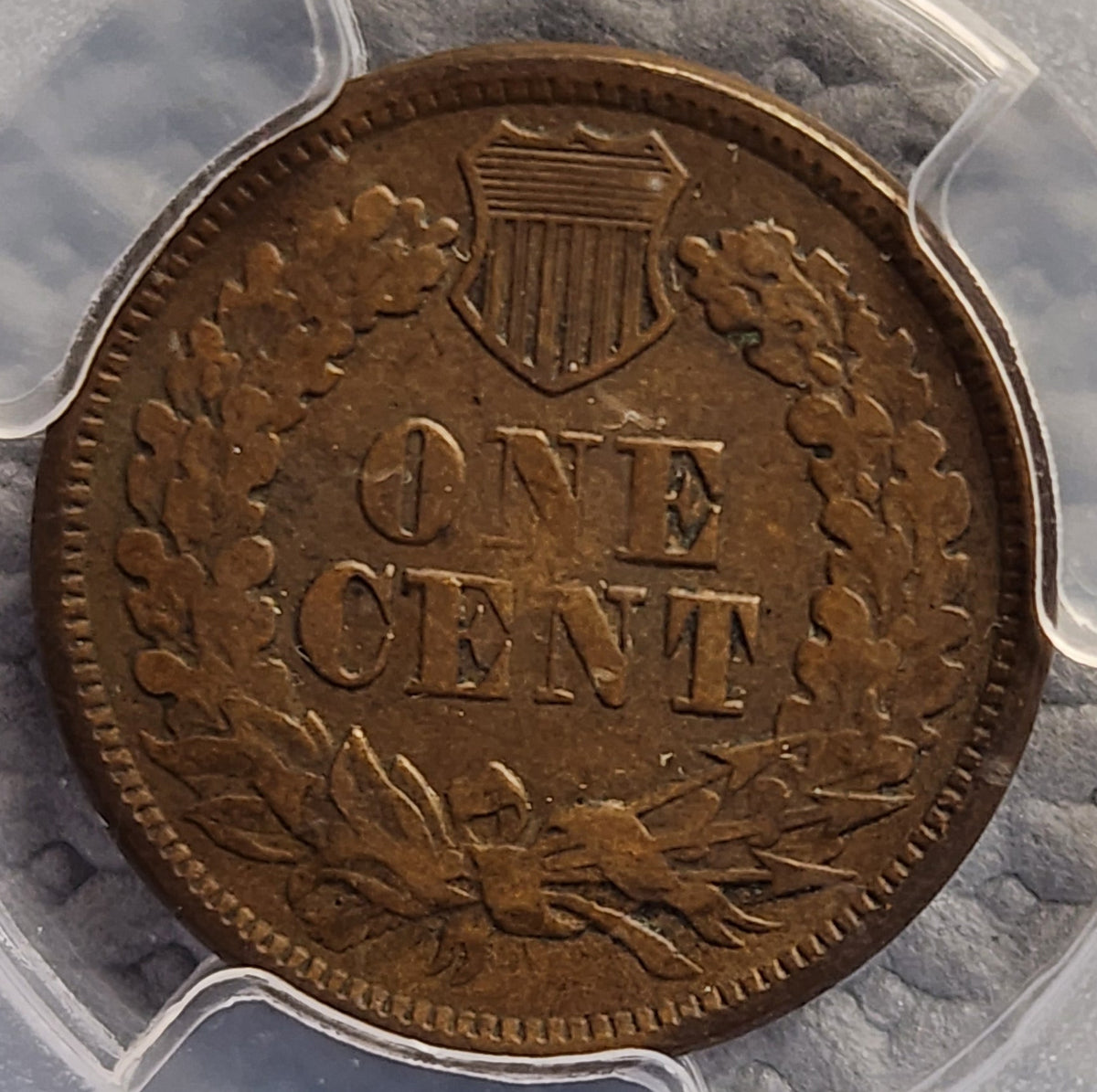 1877 Indian Head Small Cents., PCGS VF-35 Circulated Coin, Store #GCT008.