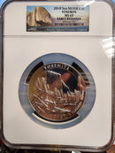 2010 National Park, 5 Troy Ounce Silver, 5 Coin Set, NGC MS-69, Store Sale