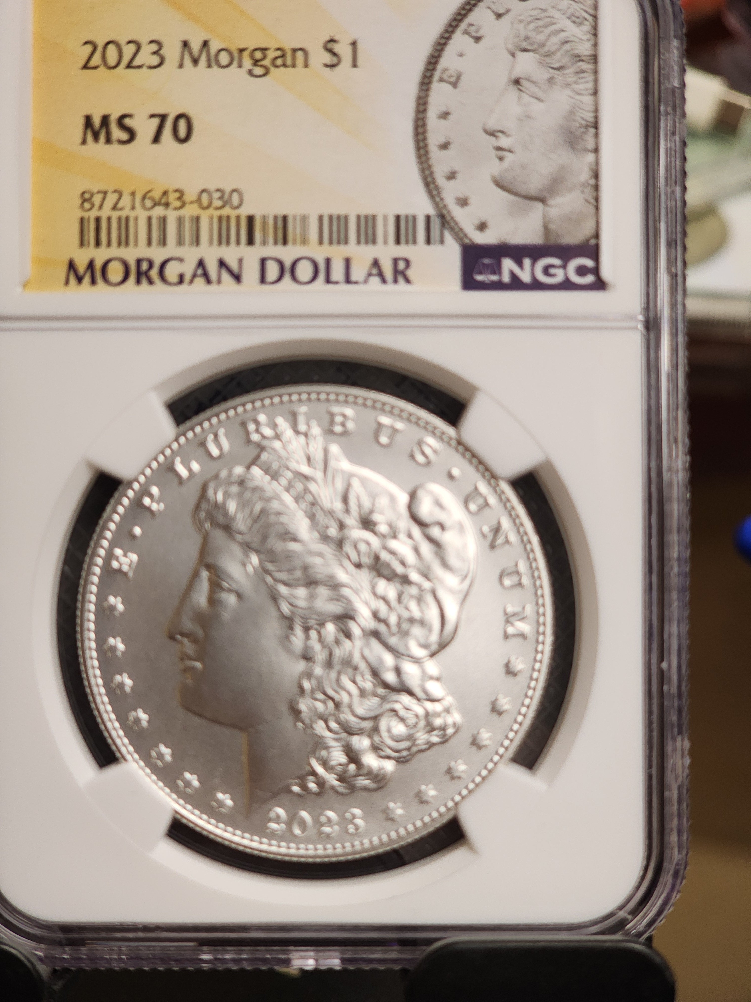 2023 $1 Morgan Silver Commemorative, NGC MS 70, Store #GMC330