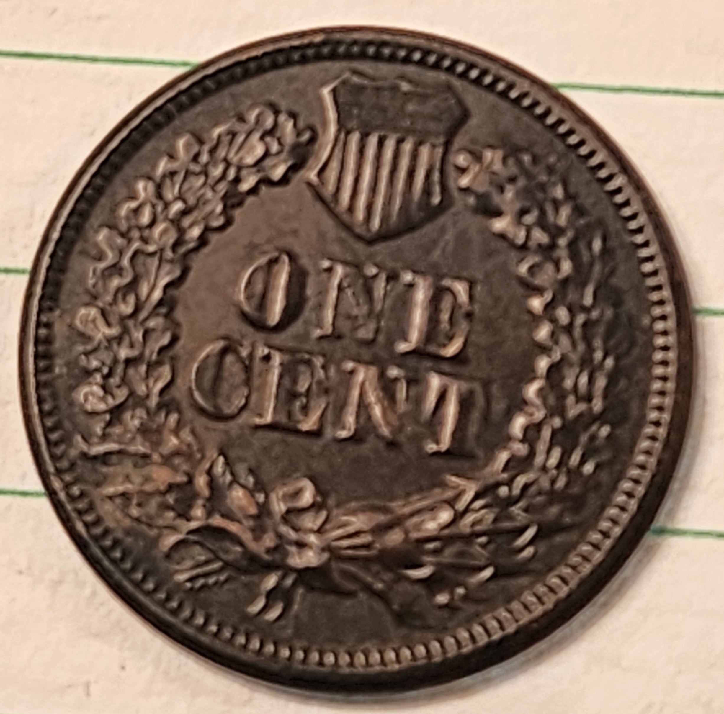 1865 Indian Head Cent, Circulated Affordable Coin, Store #90901