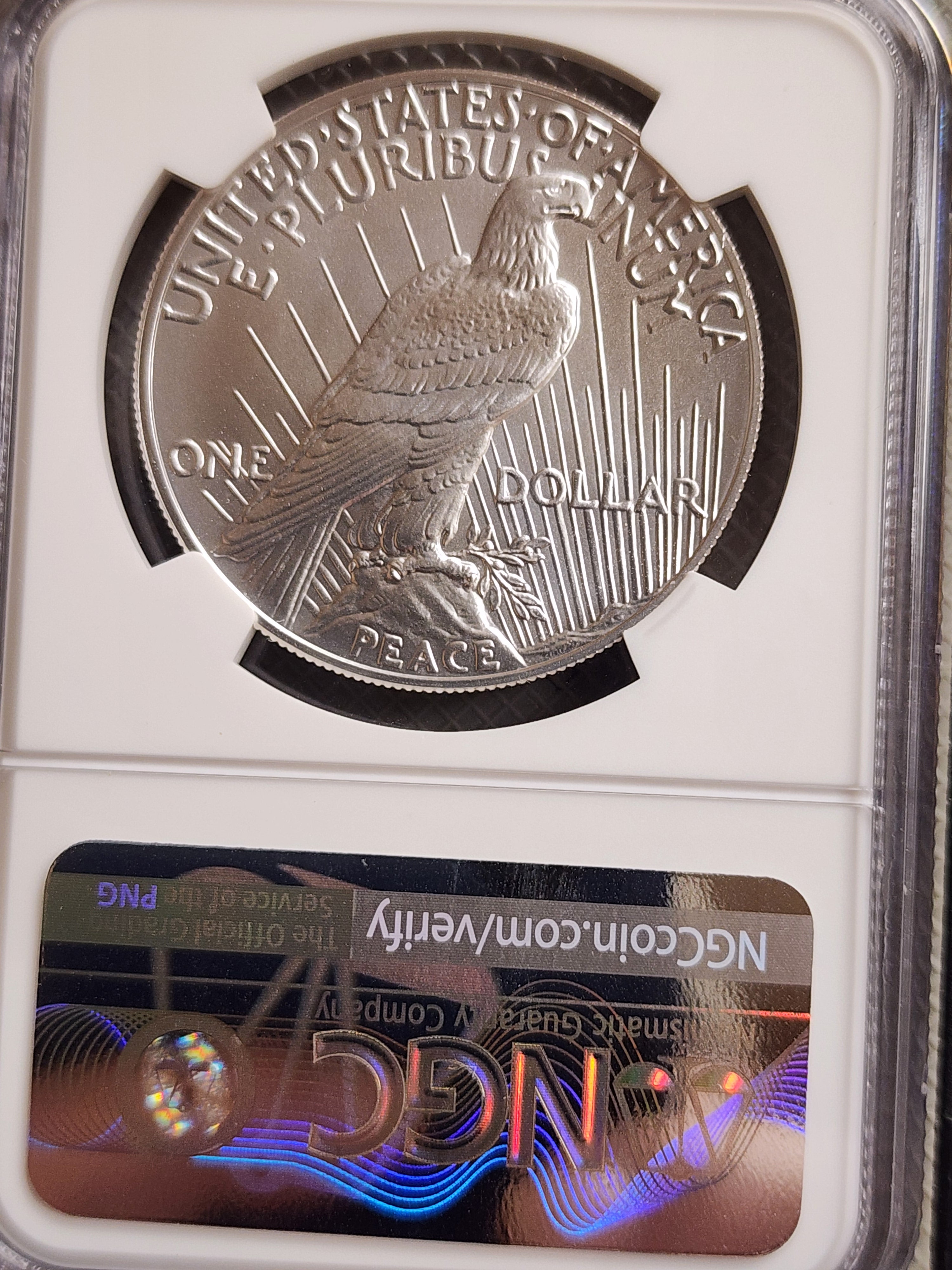 2023 $1 Peace Silver dollar Commemorative, NGC MS 70, Store #GMC343