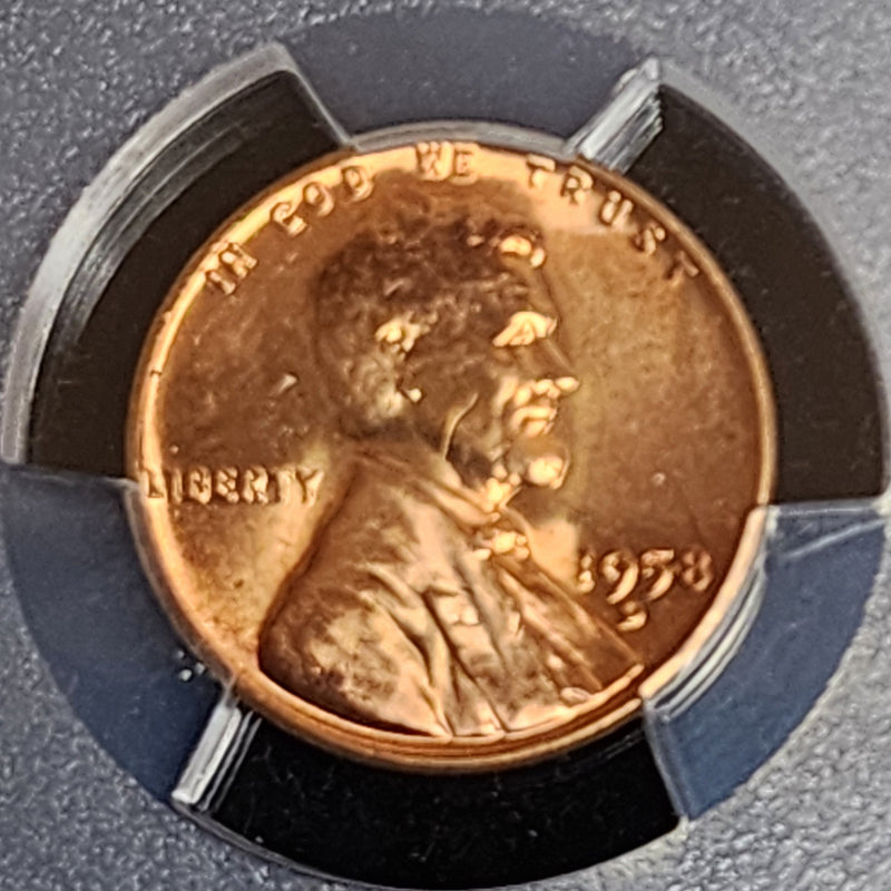 1958-D Lincoln Cent, PCGS MS66RD, Store