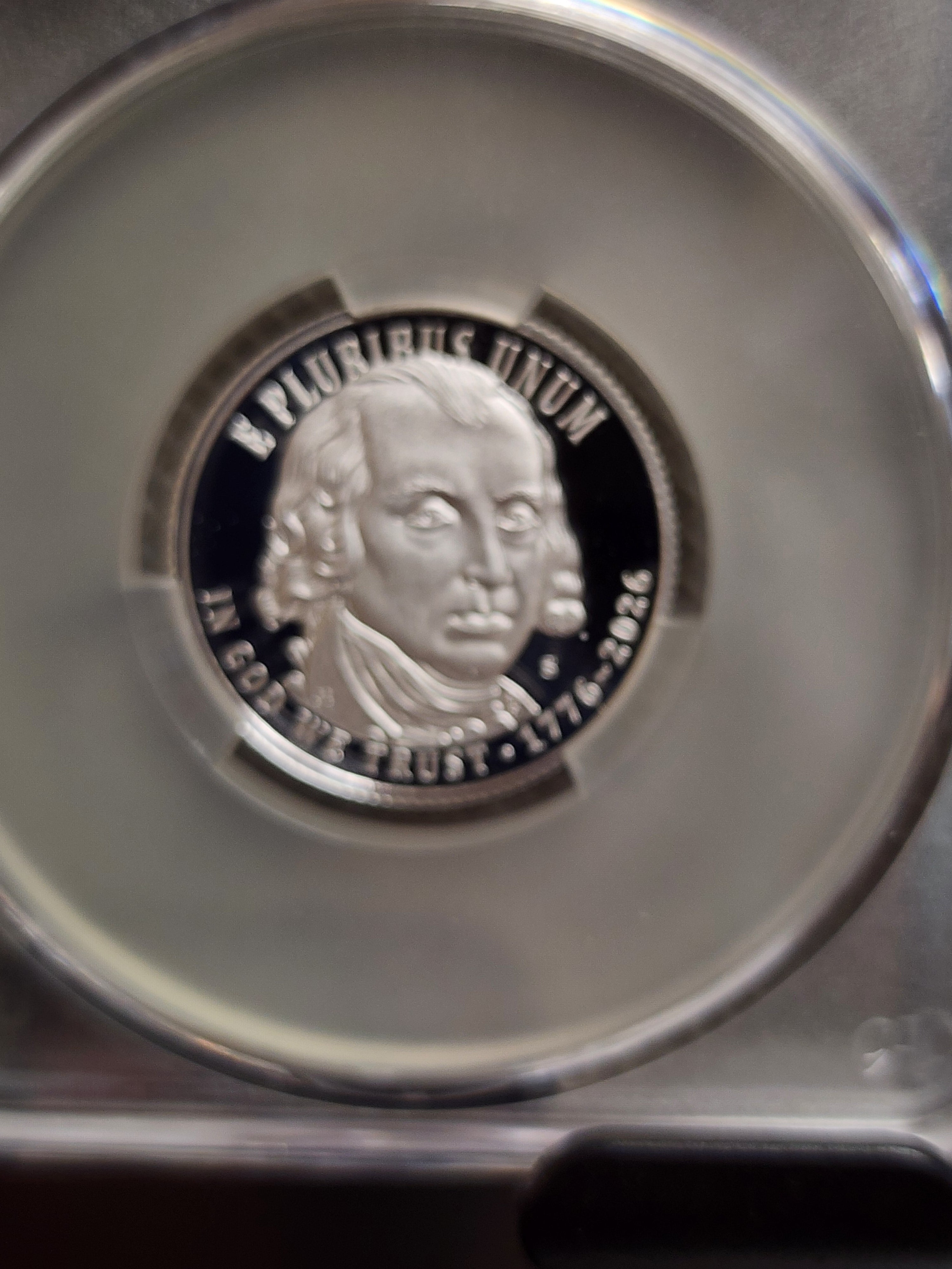 1776-2026-S Silver, U.S. Constitution Quarter, CAC PR-70, Store#QR1944.